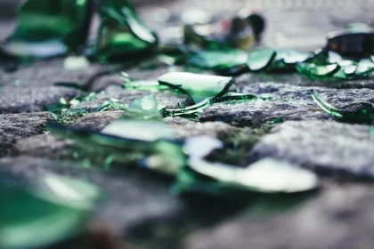Broken glass