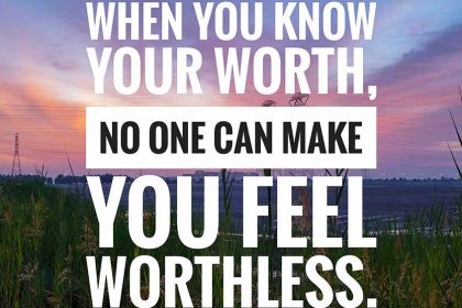 know your worth