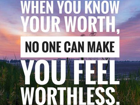 know your worth