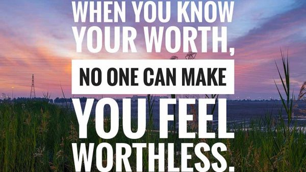 know your worth